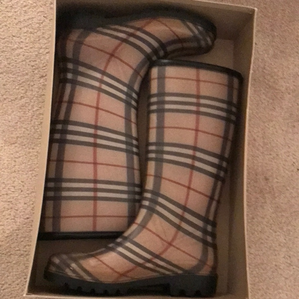 Designer rain boots